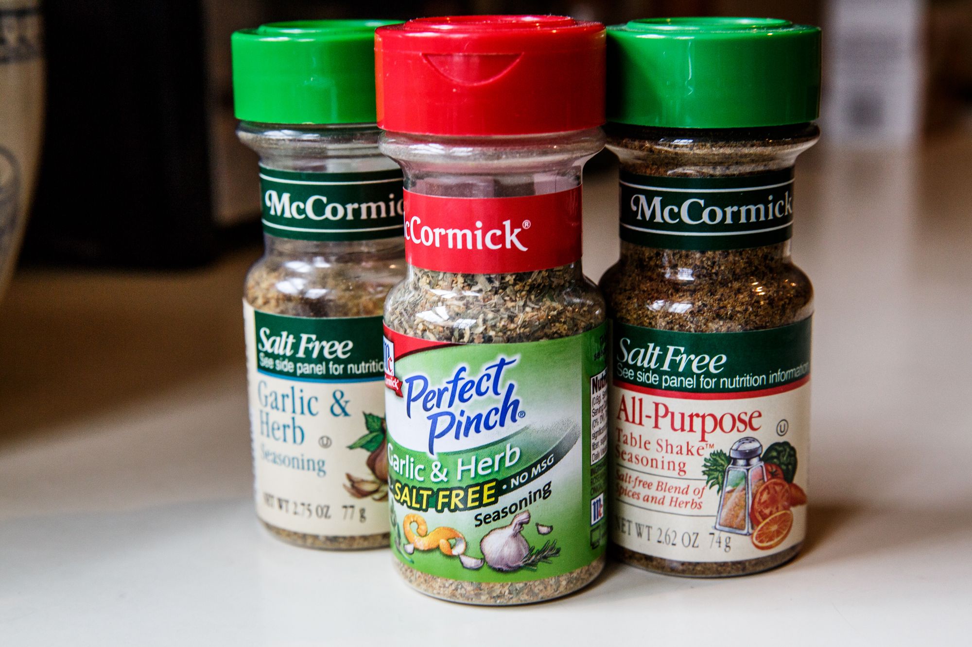 McCormick Perfect Pinch Garlic & Herb Salt Free Seasoning, 2.75 oz