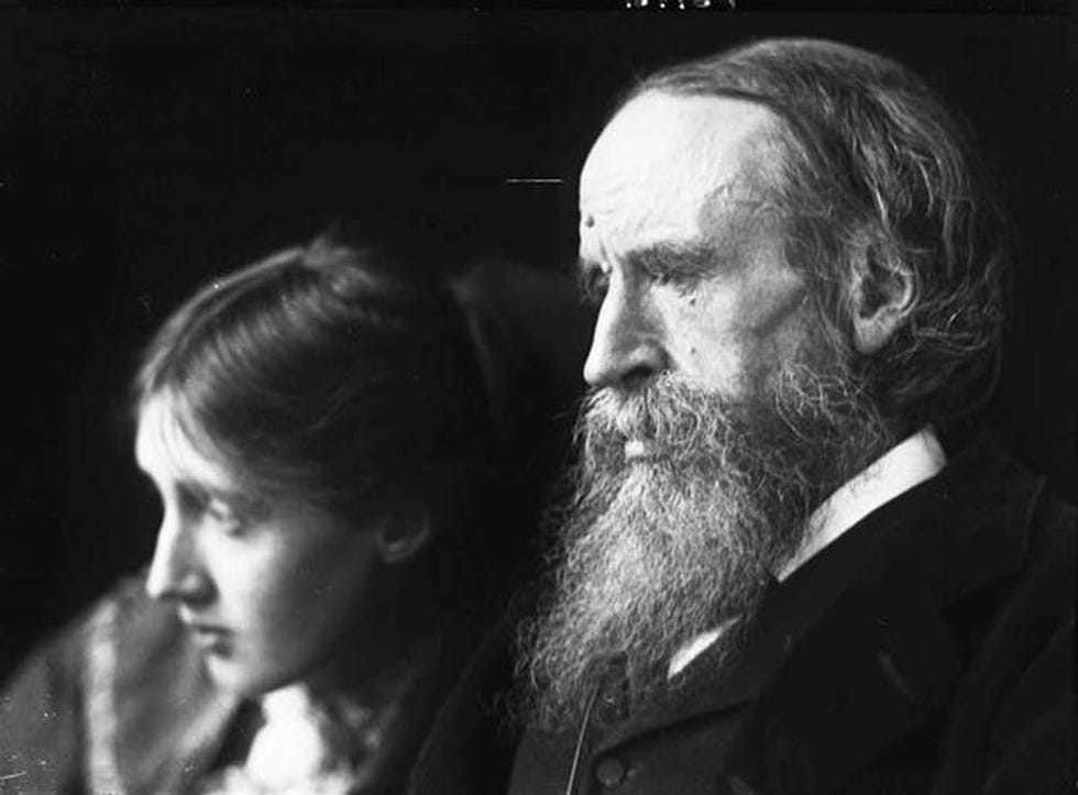 Virginia Woolf And Father