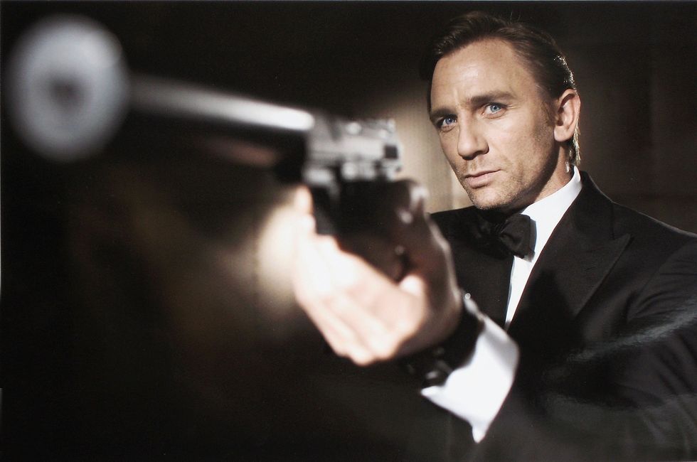 undated  in this undated handout photo from eon productions, actor daniel craig poses as james bond  craig was unveiled as legendary british secret agent james bond 007 in the 21st bond film casino royale, at hms president, st katharines way on october 14, 2005 in london, england  photo by greg williamseon productions via getty images