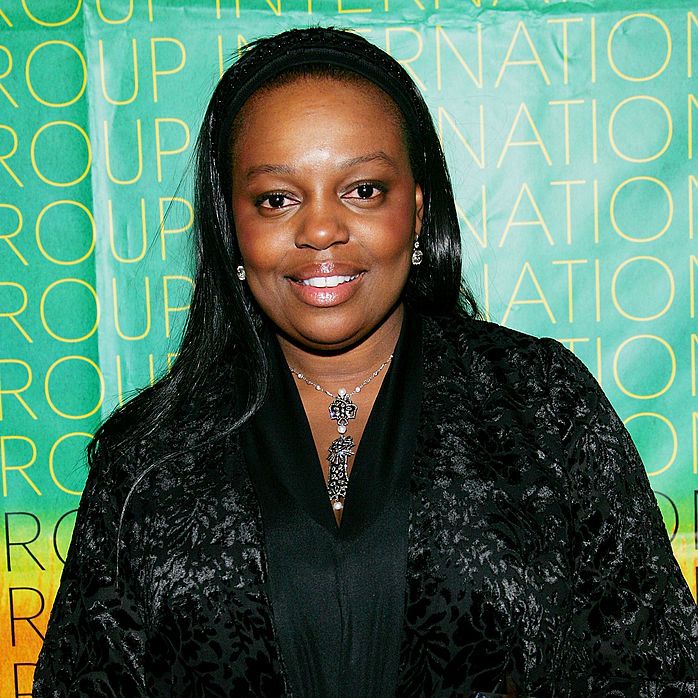 star honoree make up artist pat mcgrath poses with her award at fashion group internationals 22nd annual night of stars