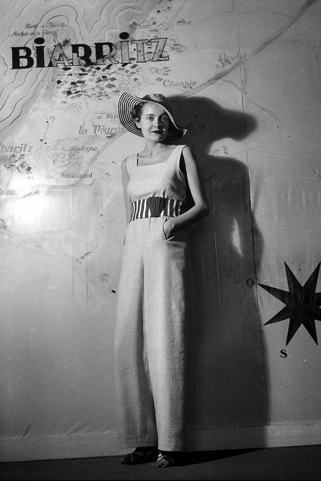 france   circa 1934  beach suit, by schiaparelli february 1934  photo by roger viollet via getty imagesroger viollet via getty images