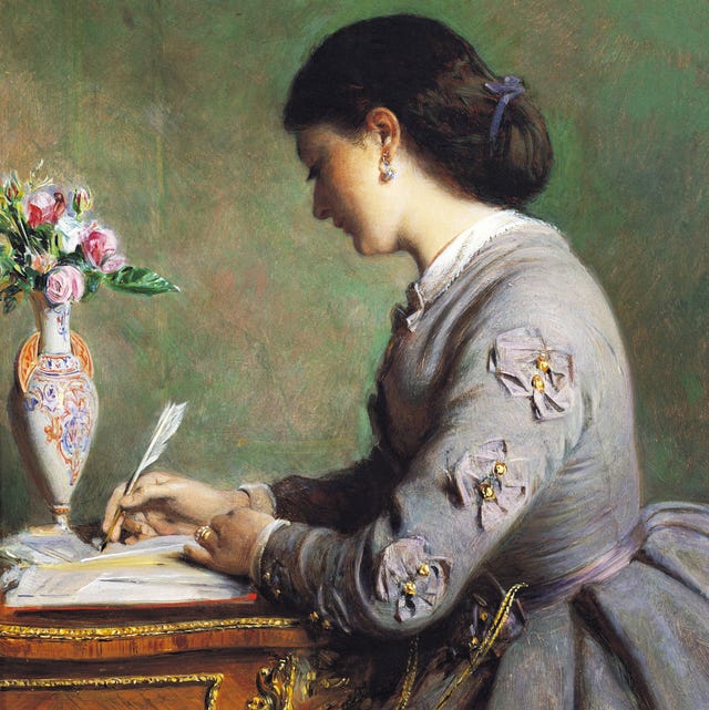 woman writing notes