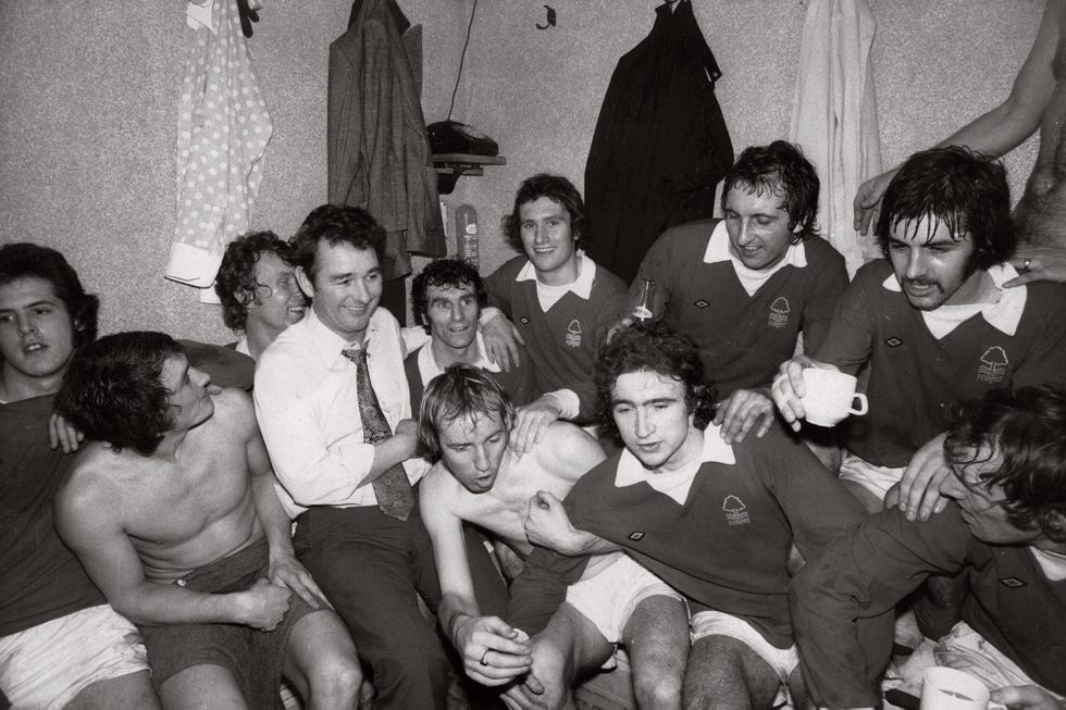 Brian Clough Nottingham Forest manager Brian Clough Nottingham Forest manager