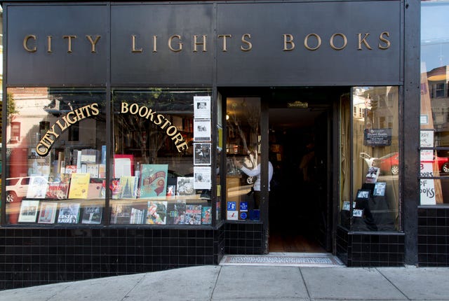 city lights bookstore, san francisco