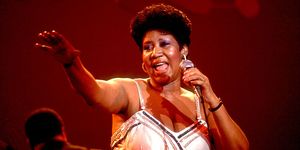american musician aretha franklin performs on stage at the park west auditorium, chicago, illinois, march 23, 1992 photo by paul natkingetty images