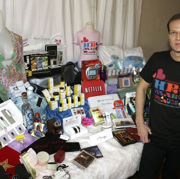 los angeles, ca   february 23  lash fary owner of distincetive assets in front of the the mirage hotel and casino las vegas everyone wins at the oscars nominee gift bag produced by distinctive assets february 23 2006 in los angeles california  photo by frazer harrisongetty images