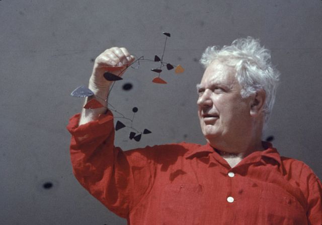 Alexander Calder & Mobile Model