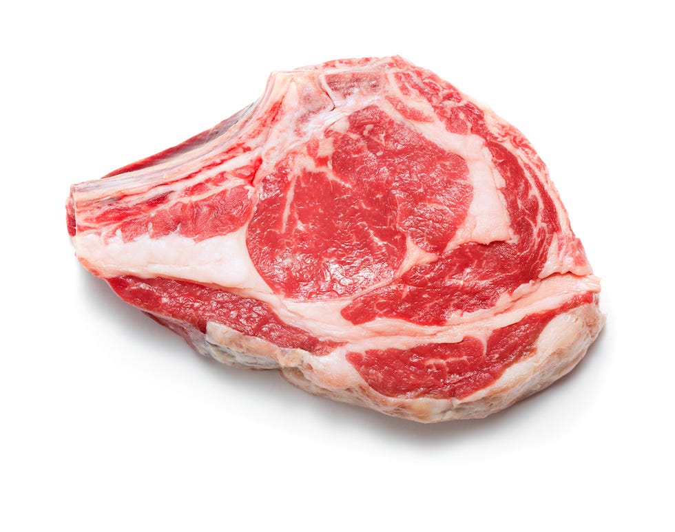 Food, Animal fat, Kobe beef, Red meat, Beef, Meat, Pork chop, Veal, Dish, Rib eye steak, 