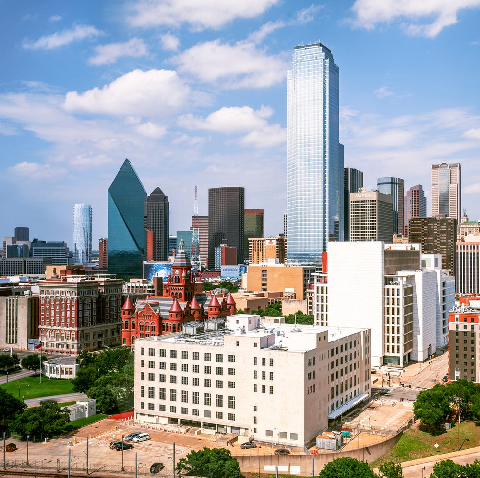 daytime, skyline, dallas, texas, america