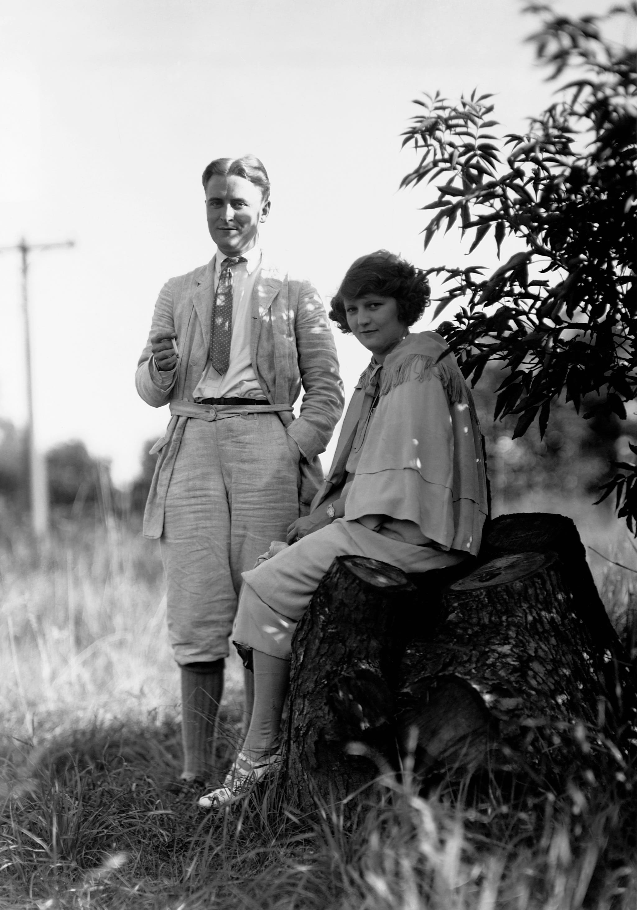 writer f scott fitzgerald and his wife zelda, at their home in dellwood, minnesota, in 1921 zelda was eight months pregnant with their daughter frances scottie at the time photo by © minnesota historical societycorbiscorbis via getty images