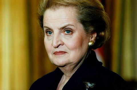 madeleine albright, the 64th secretary of state, was the first female to hold the office and is the highest ranking female government official in the history of the united states