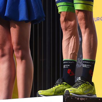 cyclists legs