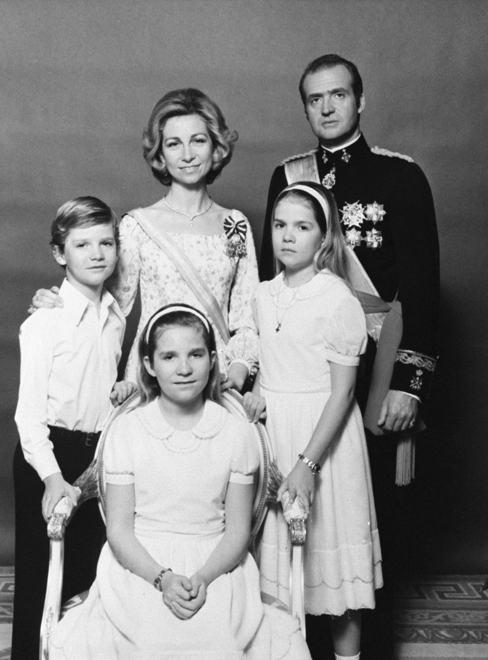 familia real española circa 1975