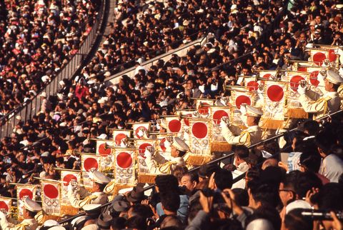 japanese trumpeters at the 1964 tokyo summer olympics, japan photo by art rickerbythe life picture collection via getty images