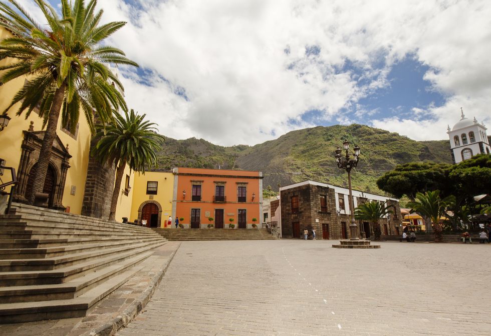 in the town of garachico, you feel you are in an old small town, with amazing historic buildings and nature around, in the north side of the island of tenerife