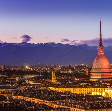 a view of turin from monte dei cappuccini