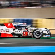 lmp1 toyota gazoo racing jpn, 5 toyota ts050 hybrid with drivers anthony davidson gbr, sebastien buemi che and kazuki nakajima jpn during the 84th running of the le mans 24 hours on june 19, 2016 in le mans, france photo by gerlach delissencorbis via getty images