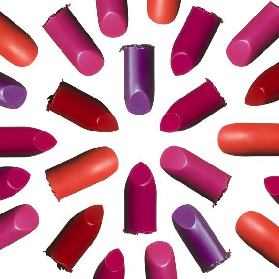 Multicolour lipstick pieces