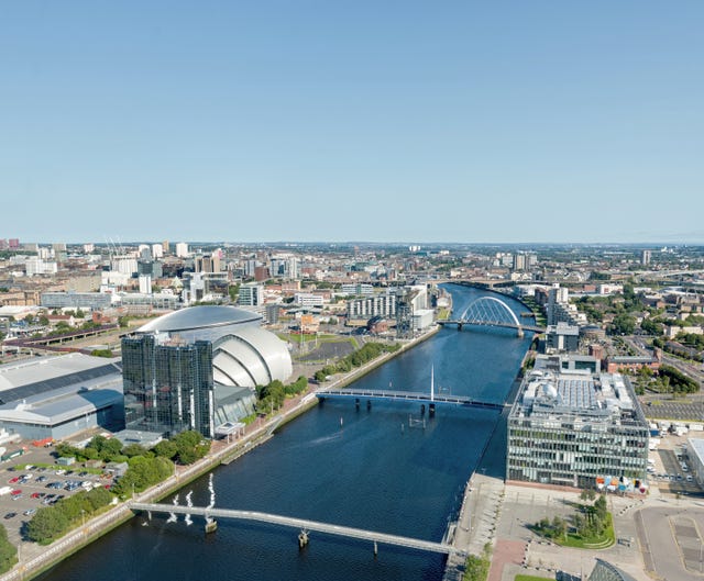 glasgow cityscape scotland