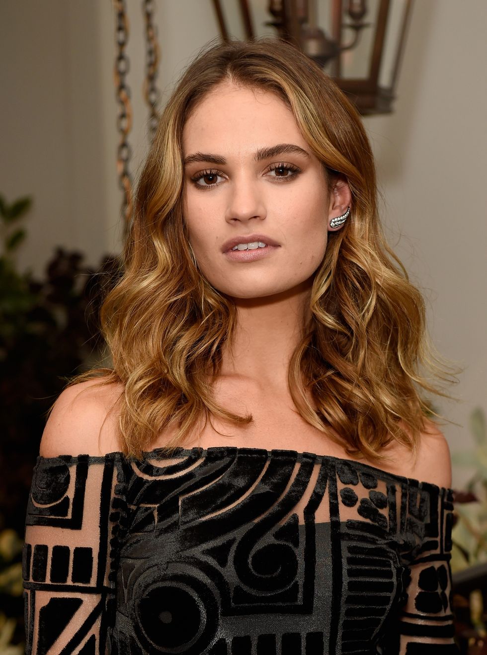 london, england   august 22  lily james hosts an event to celebrate the launch of my burberry black at burberrys all day cafe thomass on august 22, 2016 in london, england  photo by david m benettgetty images for burberry