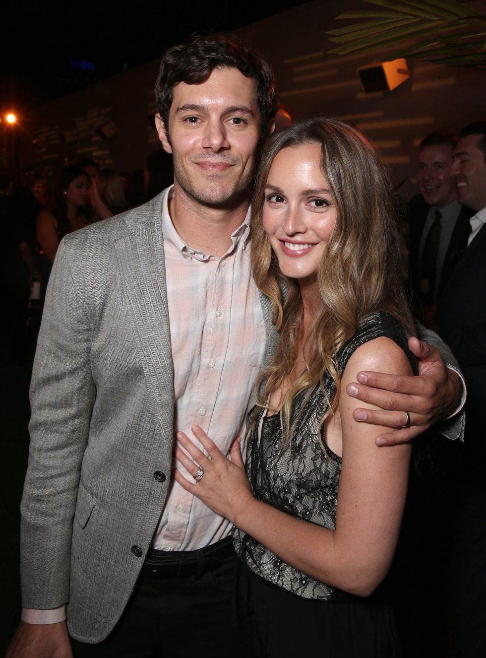 los angeles, ca august 23 adam brody and leighton meester attend the after party for the premiere pf crackles startup on august 23, 2016 in los angeles, california photo by todd williamsongetty images