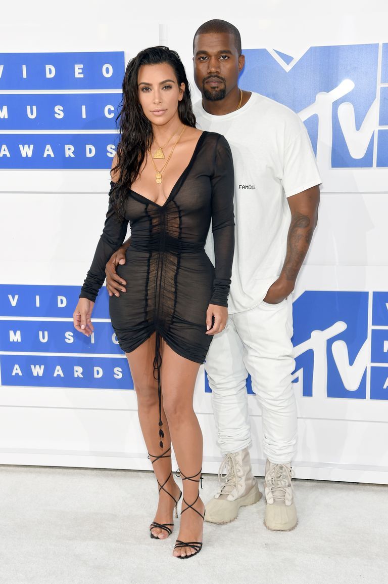 new york, ny   august 28  kanye west and kim kardashian west attend the 2016 mtv video music awards at madison square garden on august 28, 2016 in new york city  photo by jamie mccarthygetty images