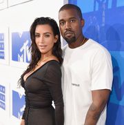 new york, ny   august 28  kim kardashian west and kanye west attends the 2016 mtv video music awards at madison square garden on august 28, 2016 in new york city  photo by kevin mazurwireimage