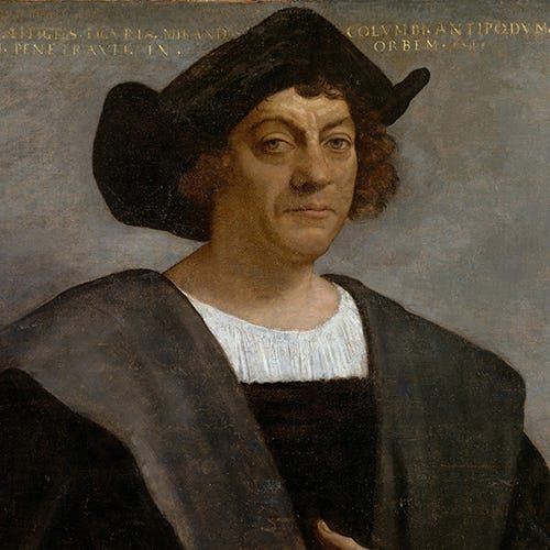 christopher columbus on his first voyage