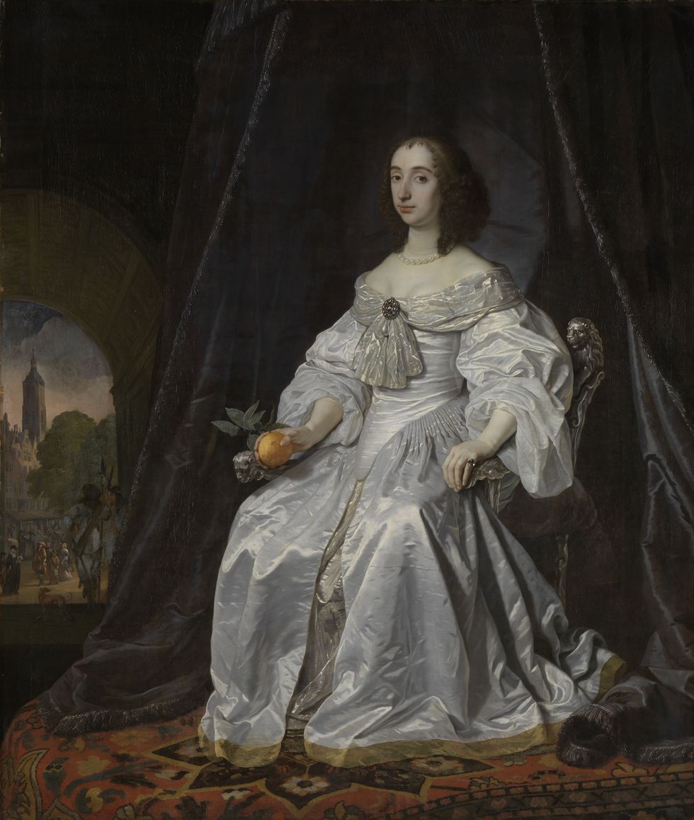 Portrait of Mary Stuart, Princess of Orange (1631-1660), as Widow of William II, 1652