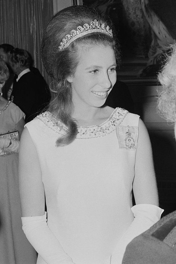 princess anne attends a formal event during a visit to new zealand, 16th march 1970  photo by william lovelacedaily expressgetty images