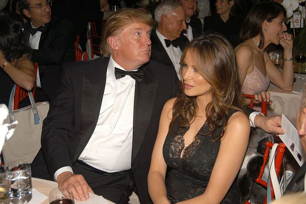 Donald And Melania Trump At Le Cirque
