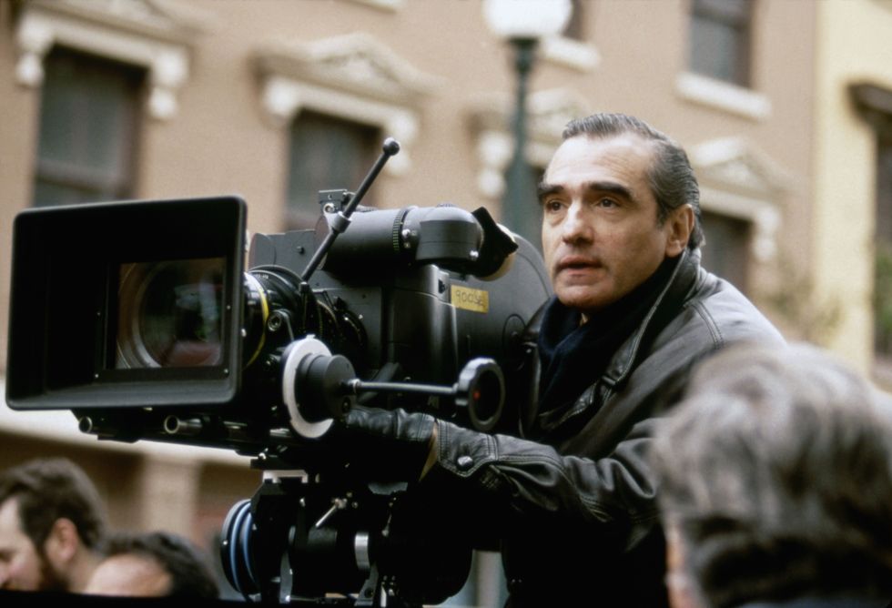 On the set of The Age of Innocence