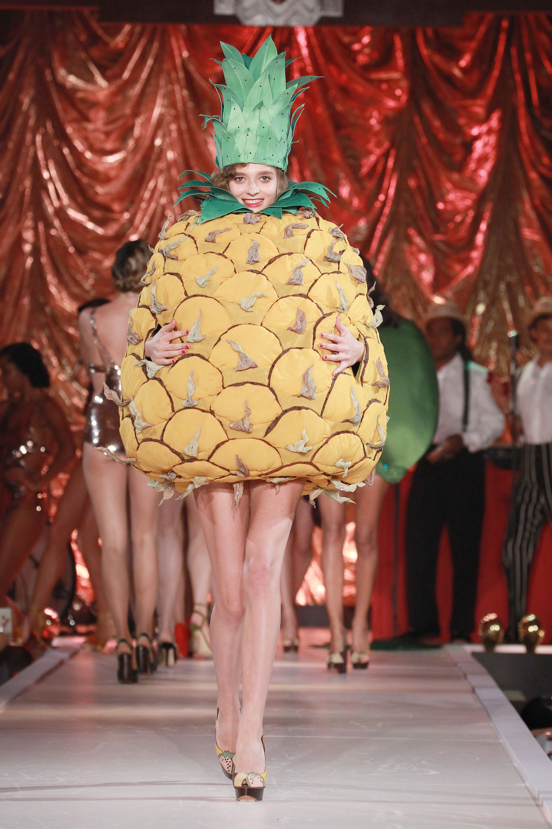 Here Are Some Models Wearing Sexy Fruit Costumes at London Fashion