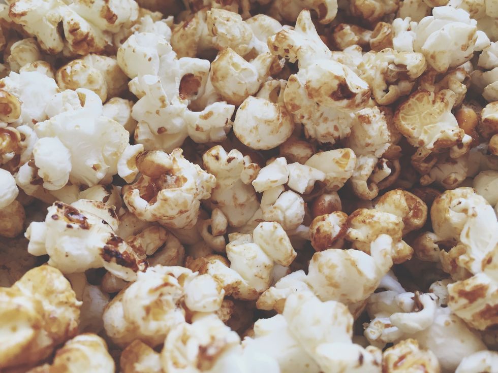 Full Frame Shot Of Popcorn