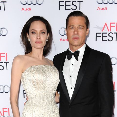 hollywood, ca november 05 angelina jolie and brad pitt attend the premiere of by the sea at the 2015 afi fest at tcl chinese 6 theatres on november 5, 2015 in hollywood, california photo by jason laverisfilmmagic