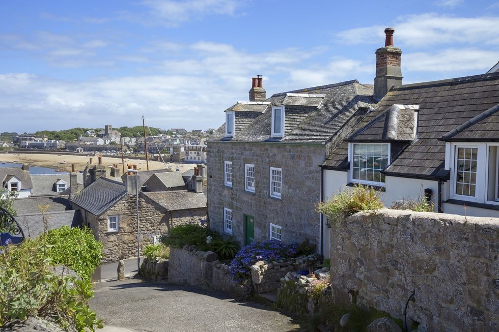 hugh town, st marys, isles of scilly, cornwall, england