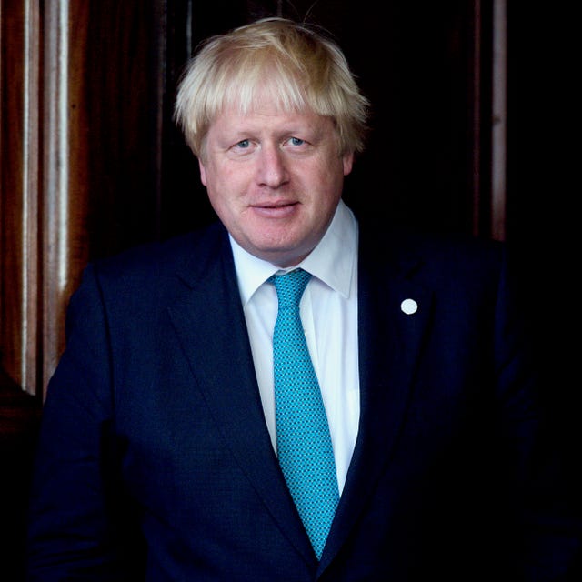 LONDON, UNITED KINGDOM - OCTOBER 16: British Foreign Secretary Boris Johnson waits for the arrival of US Secretary of State John Kerry for a meeting on the situation in Syria at Lancaster House on October 16, 2016 in London, England. (Photo by Justin Tallis - WPA Pool /Getty Images)