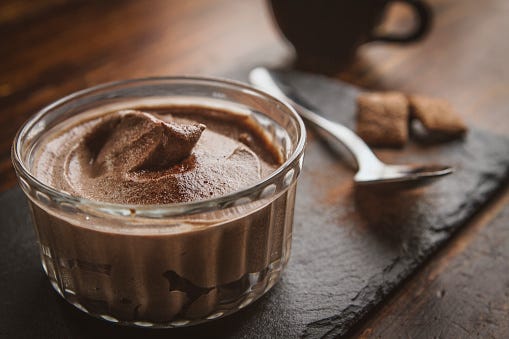 mousse of cholocate