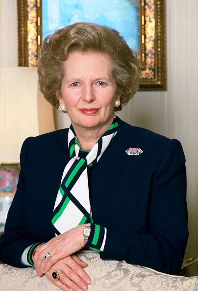 PM Margaret Thatcher at 10 Downing Street