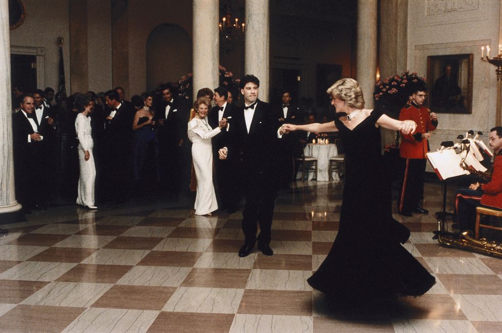 Princess Diana Dancing with John Travolta