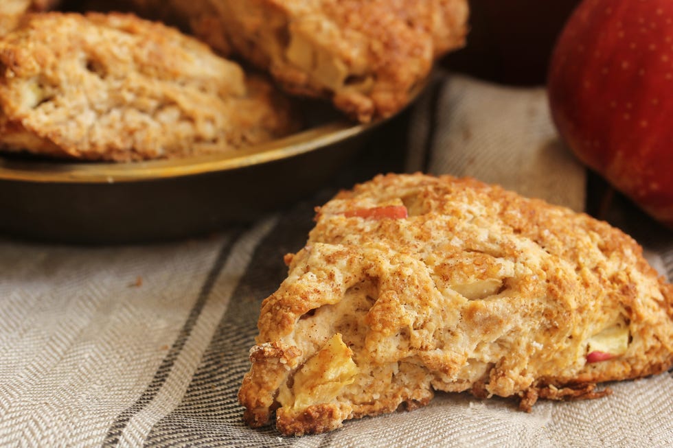 Homemade Apple Cinnamon scones