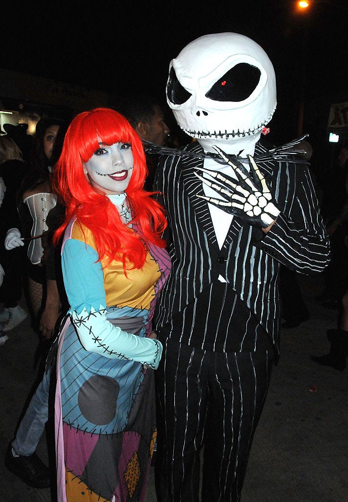 jack skellington and sally halloween costume