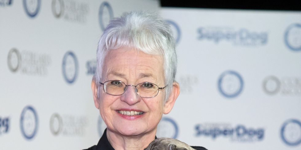 jaqueline wilson at the battersea dogs and cats home annual collars and coats gala ball