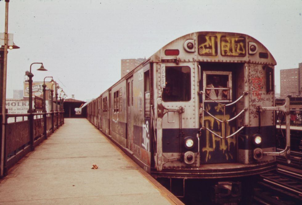 70年代,ニューヨーク,地下鉄,写真,ノスタルジック,アート