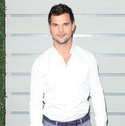 taylor lautner opened up about "twilight" fame and admitted he was "scared" to go out