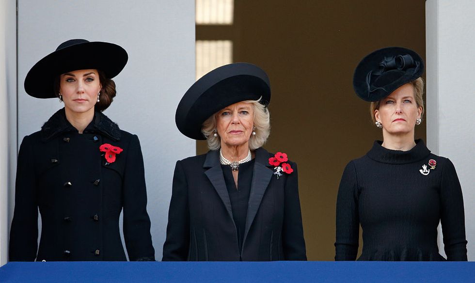 Duchess of Cambridge on Remembrance Sunday