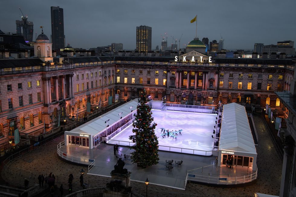Ice Skating Rink At Somerset House Is Launched For Christmas