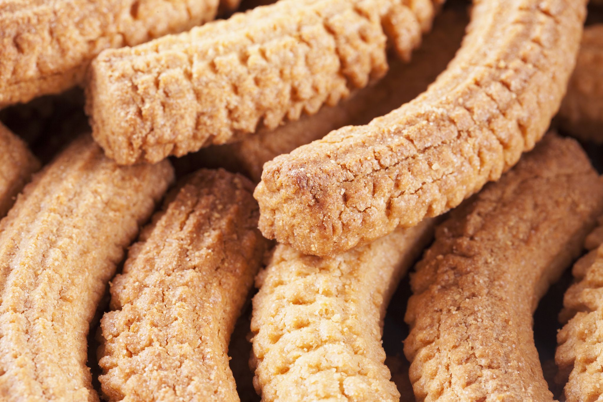krumiri biscuits in close up, horizontal image