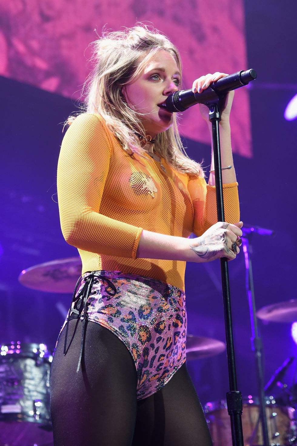 Tove Lo Wore Unicorn Nipple Pasties During a Christmas Performance