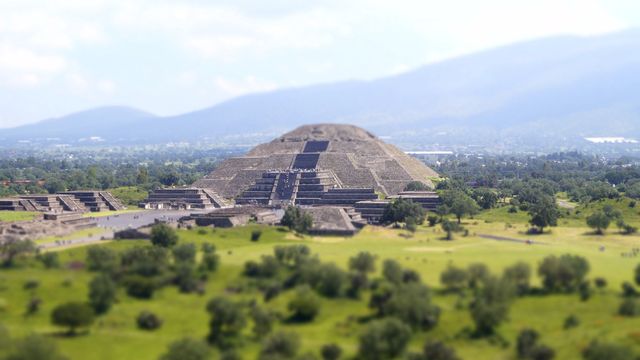 Restos arqueológicos de Teotihuacán, un lugar de visita imprescindible.